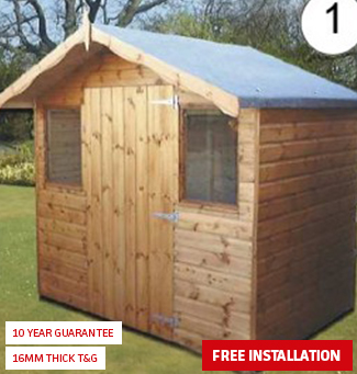 Special Apex Shed - Sheds N Chalets