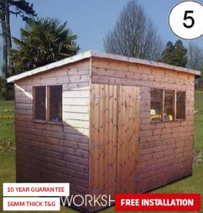 Workshop-Pent-Roof