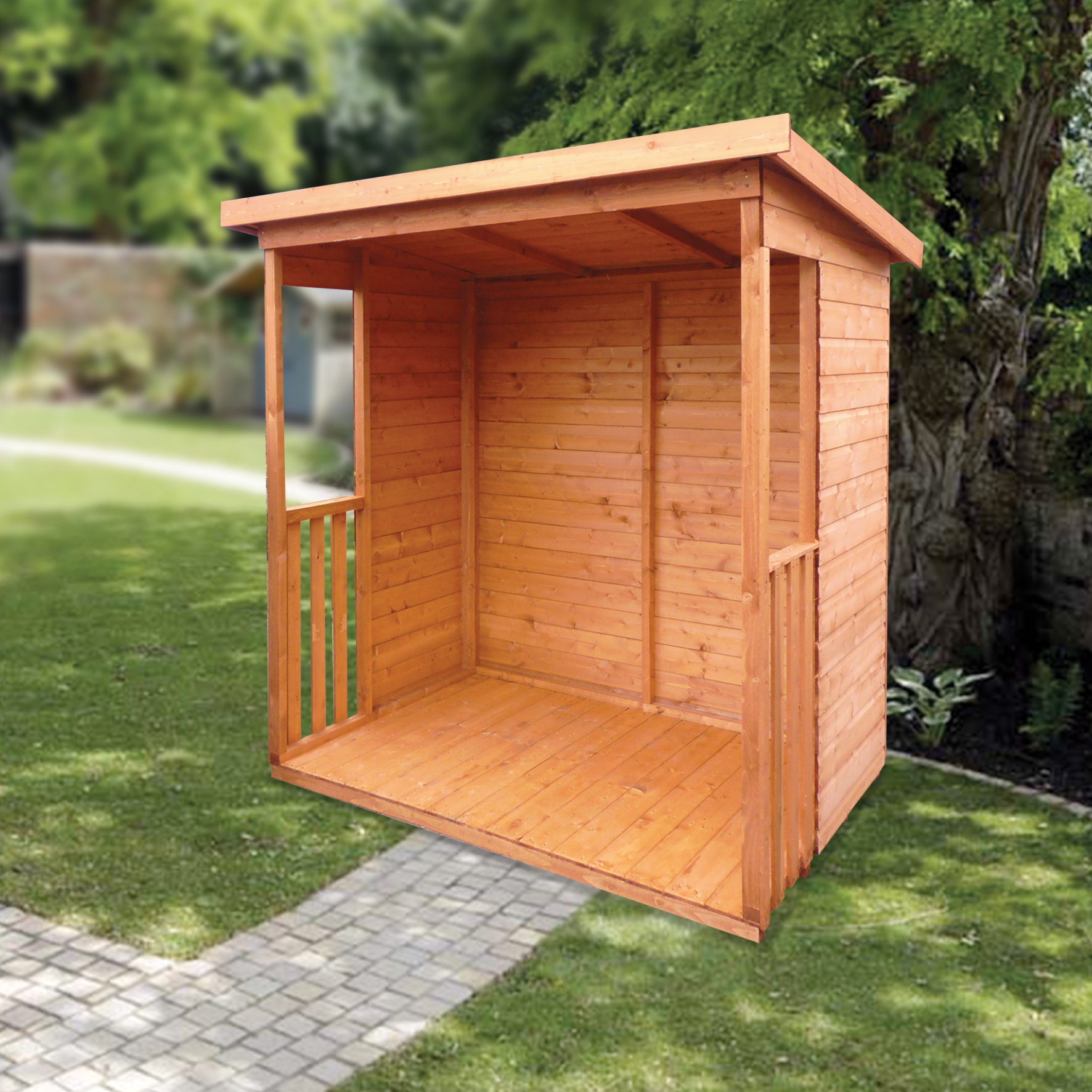 6x4 wooden garden shed base full kit handmade on onbuy